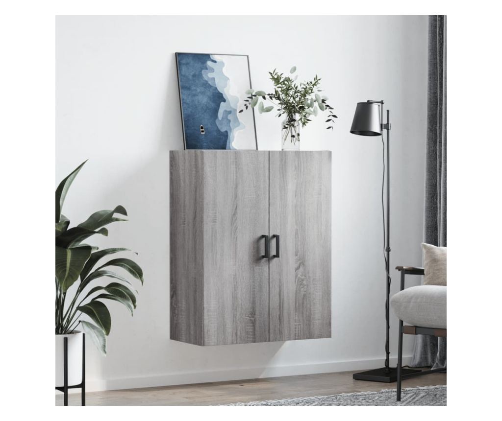 Zidni ormarić, siva sonoma, 69,5x34x90 cm - 3