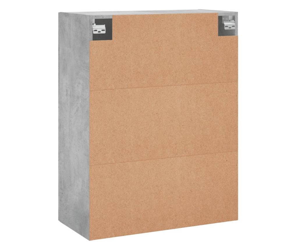 Zidni ormarić, betonsko siva, 69,5x34x90 cm - 9