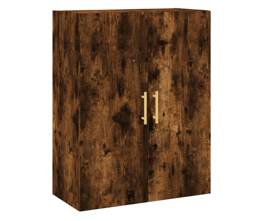 Zidni ormarić, dimljeni hrast, 69,5x34x90 cm - 2