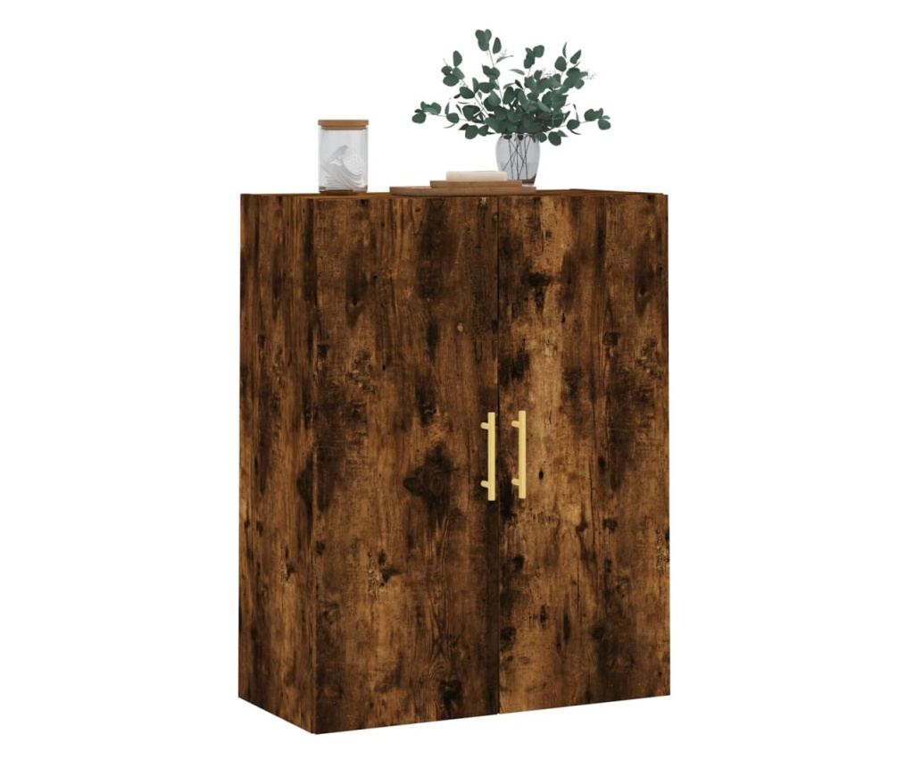 Zidni ormarić, dimljeni hrast, 69,5x34x90 cm - 4