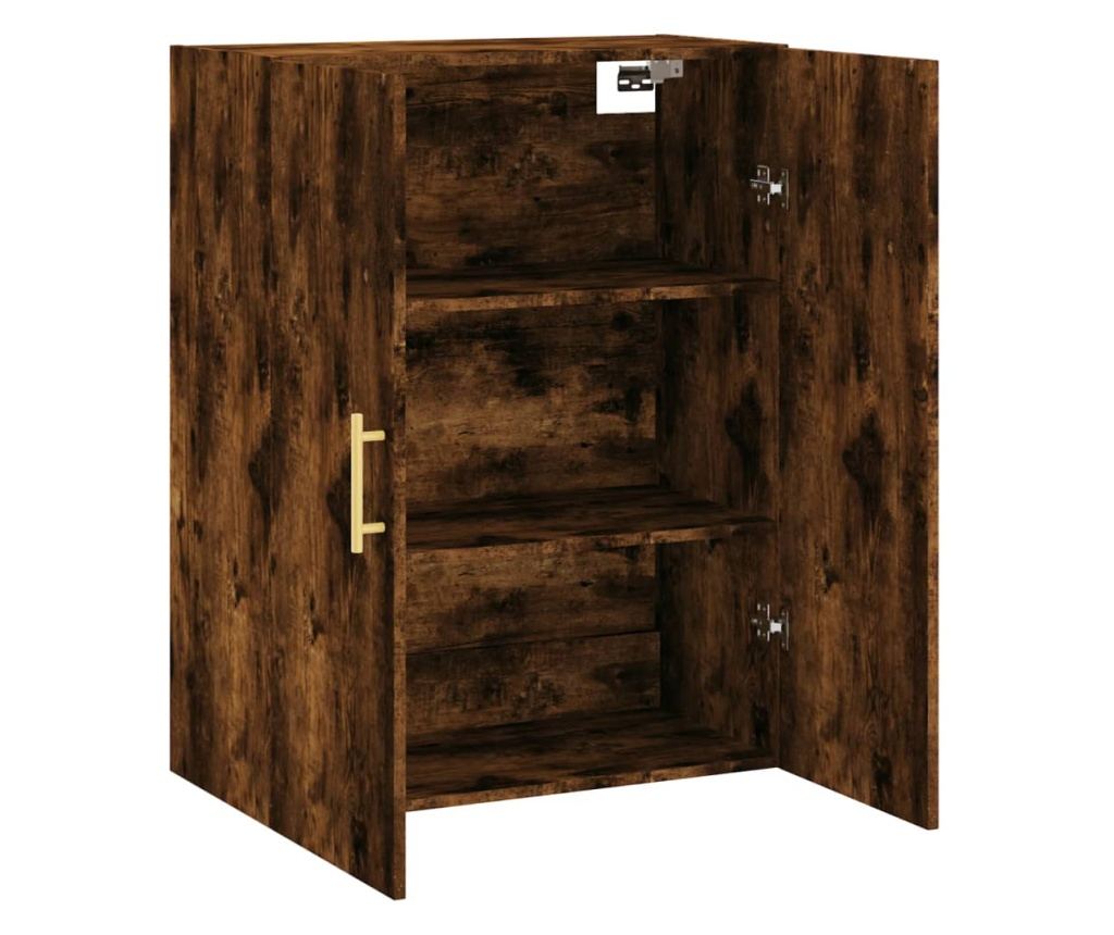 Zidni ormarić, dimljeni hrast, 69,5x34x90 cm - 6