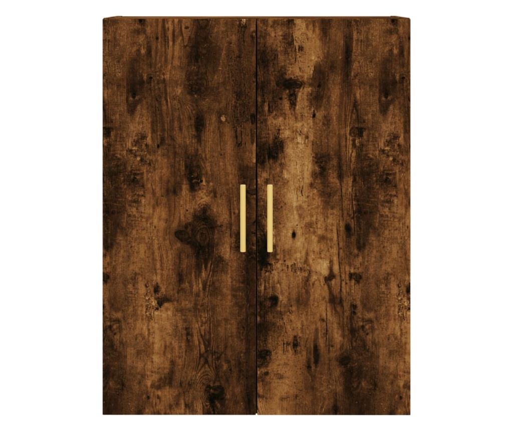Zidni ormarić, dimljeni hrast, 69,5x34x90 cm - 7