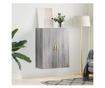 Zidni ormarić, sonoma siva, 69,5x34x90 cm thumbnail 3