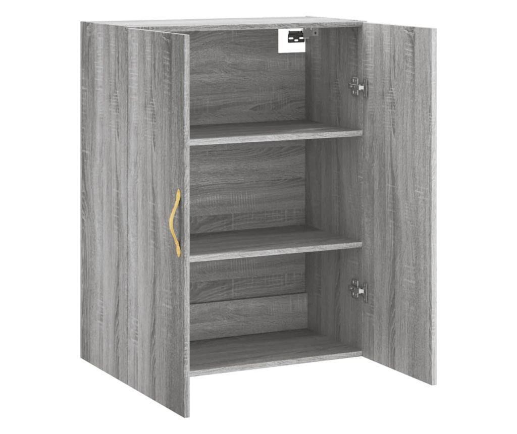 Zidni ormarić, sonoma siva, 69,5x34x90 cm - 6