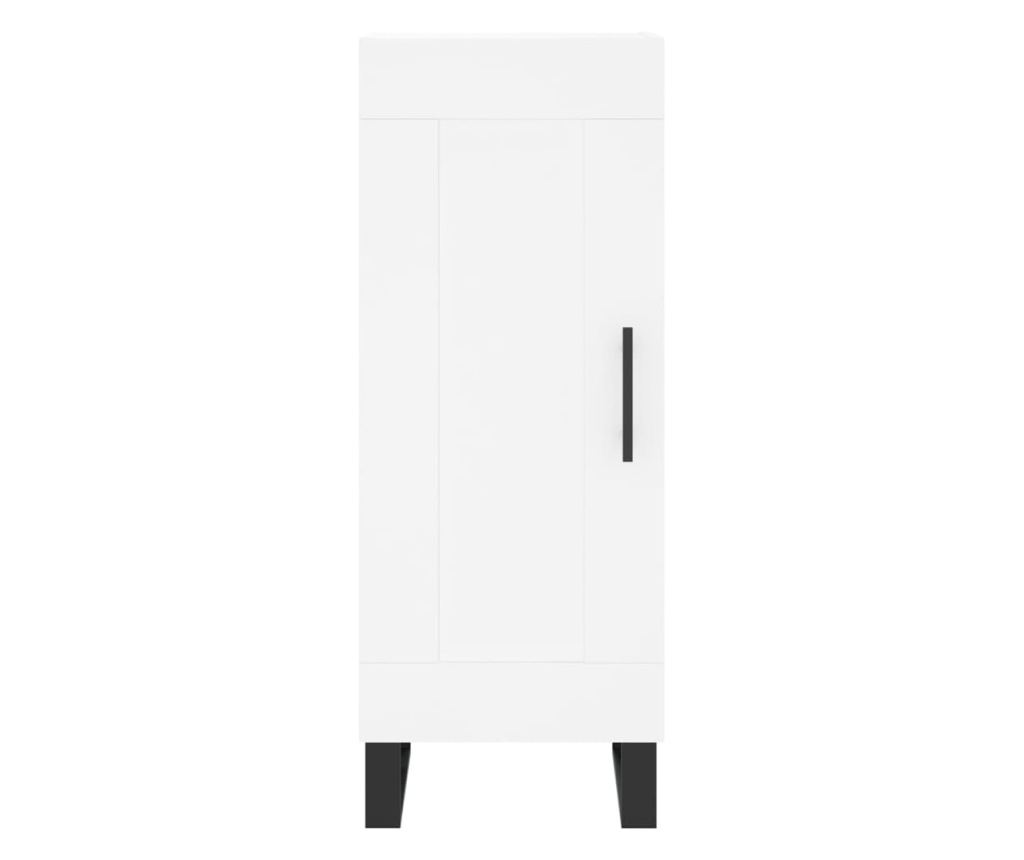 Ormarić za posluživanje, bijeli, 34,5x34x90 cm, kompozitno drvo - 5