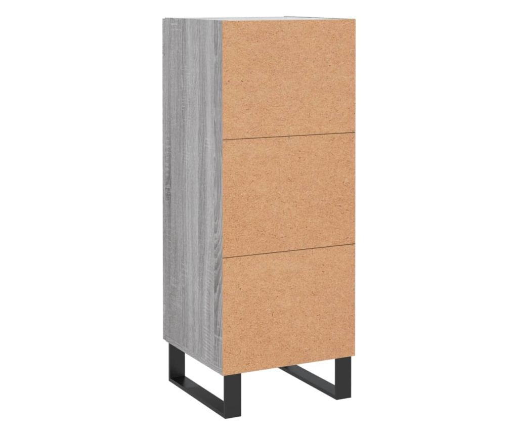 Ormarić, Sonoma siva, 34,5x34x90 cm, kompozitno drvo - 8