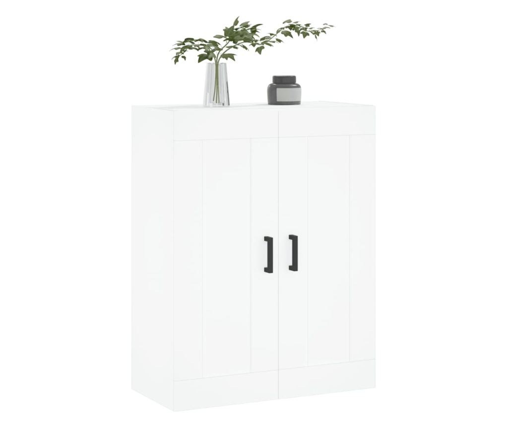 Zidni ormarić, bijeli, 69,5x34x90 cm, konstruirano drvo - 4