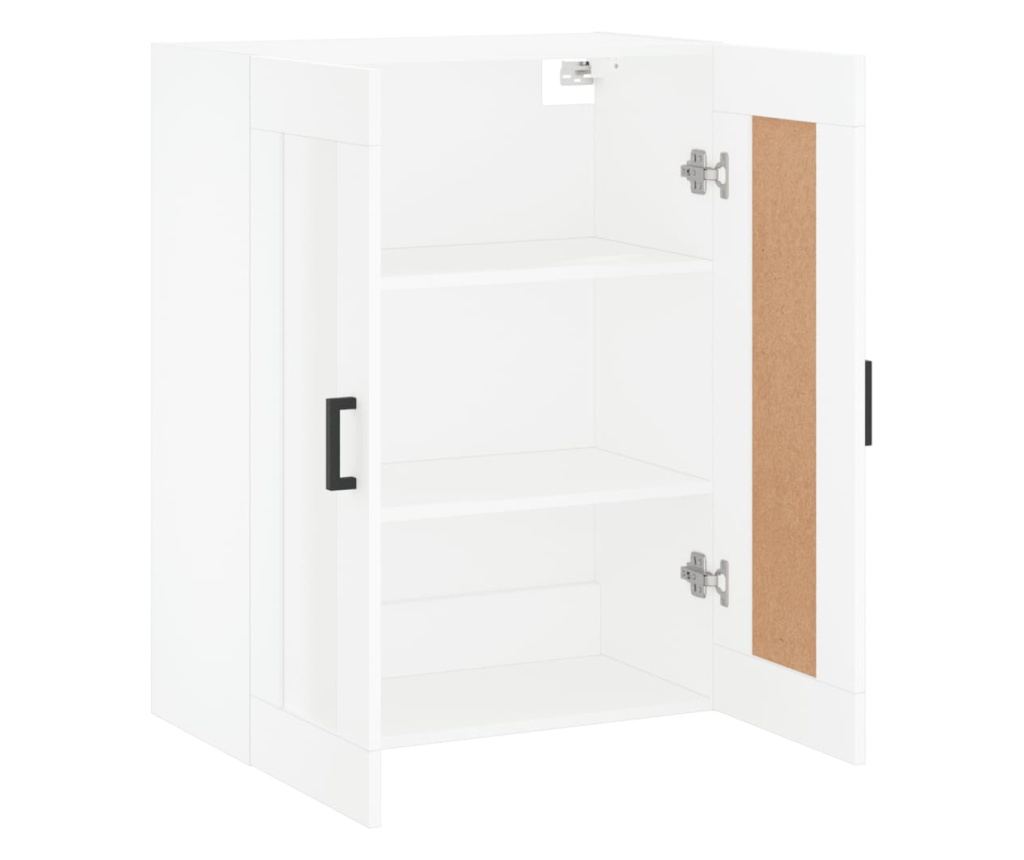 Zidni ormarić, bijeli, 69,5x34x90 cm, konstruirano drvo - 7