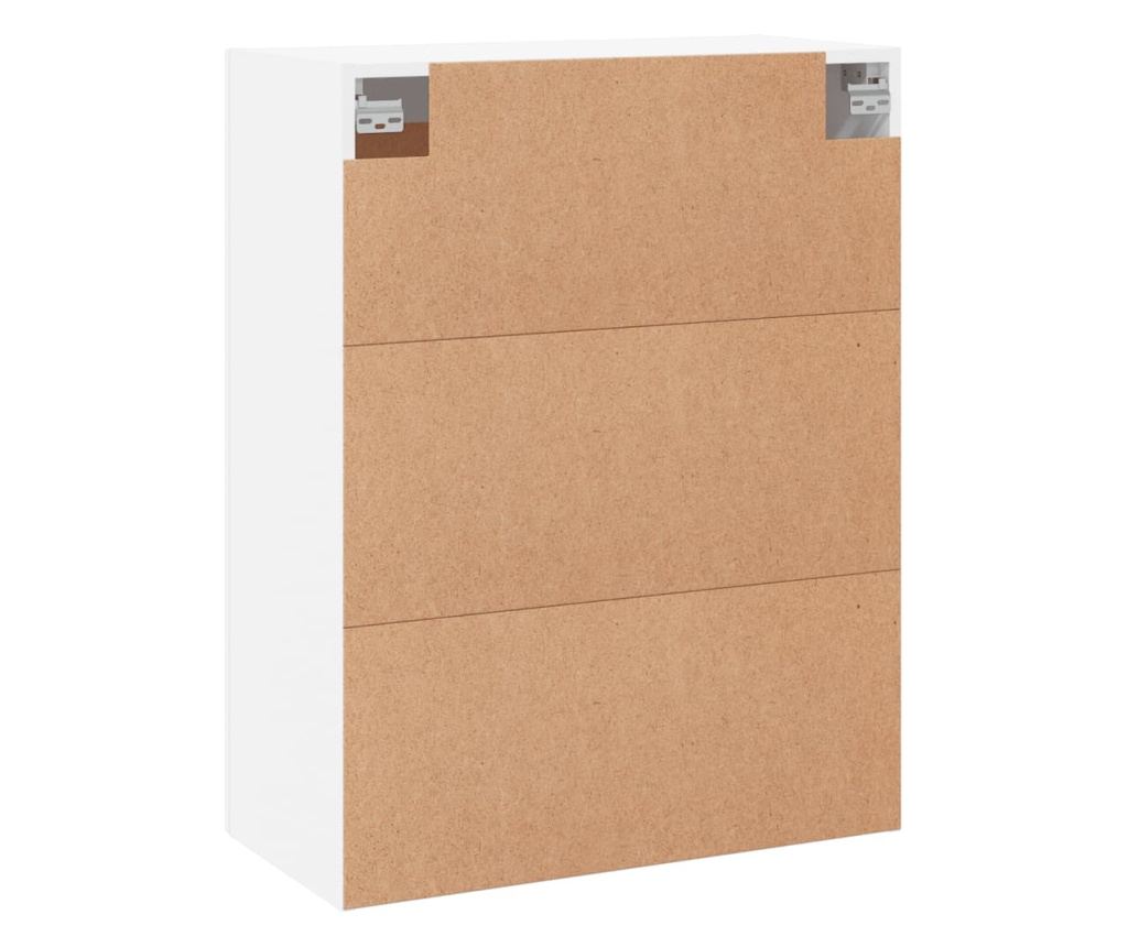 Zidni ormarić, bijeli, 69,5x34x90 cm, konstruirano drvo - 9