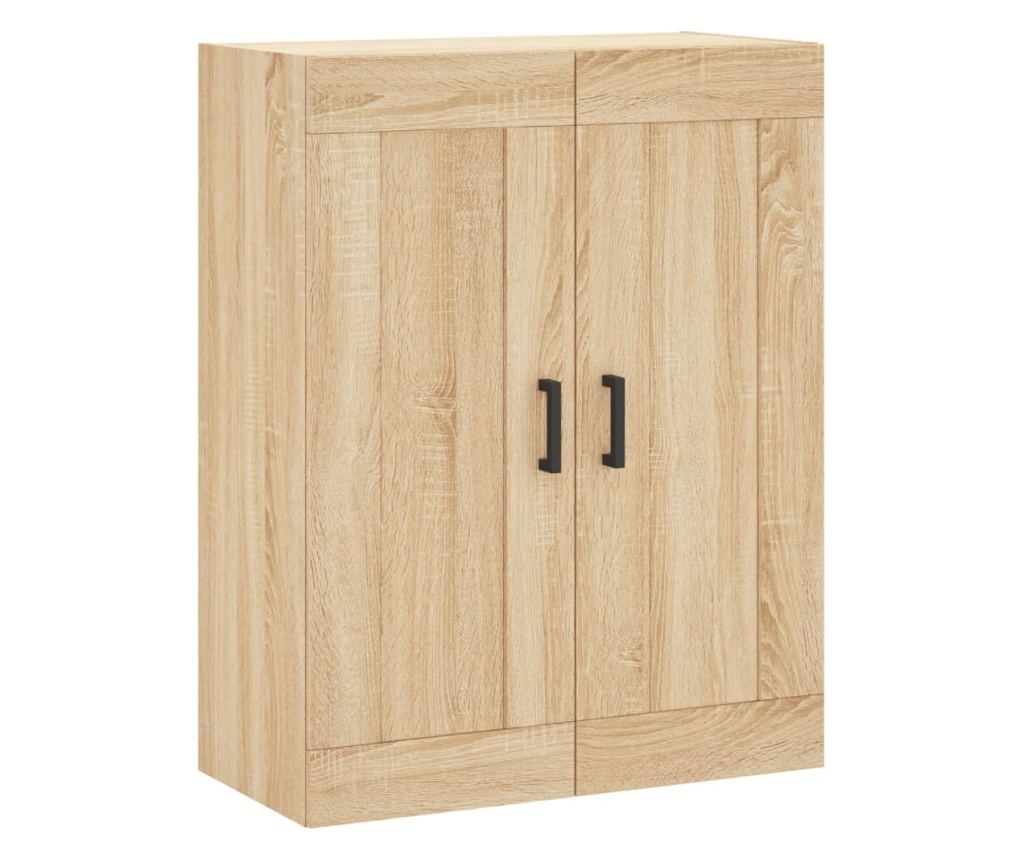 Zidni TV ormarić hrast sonoma, 69,5x34x90 cm, obrađeno drvo - 2