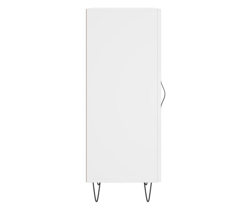 Ormarić, bijeli, 34,5x34x90 cm, kompozitno drvo - 7