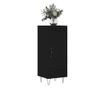 Ormarić, crna, 34,5x34x90 cm, kompozitno drvo thumbnail 3