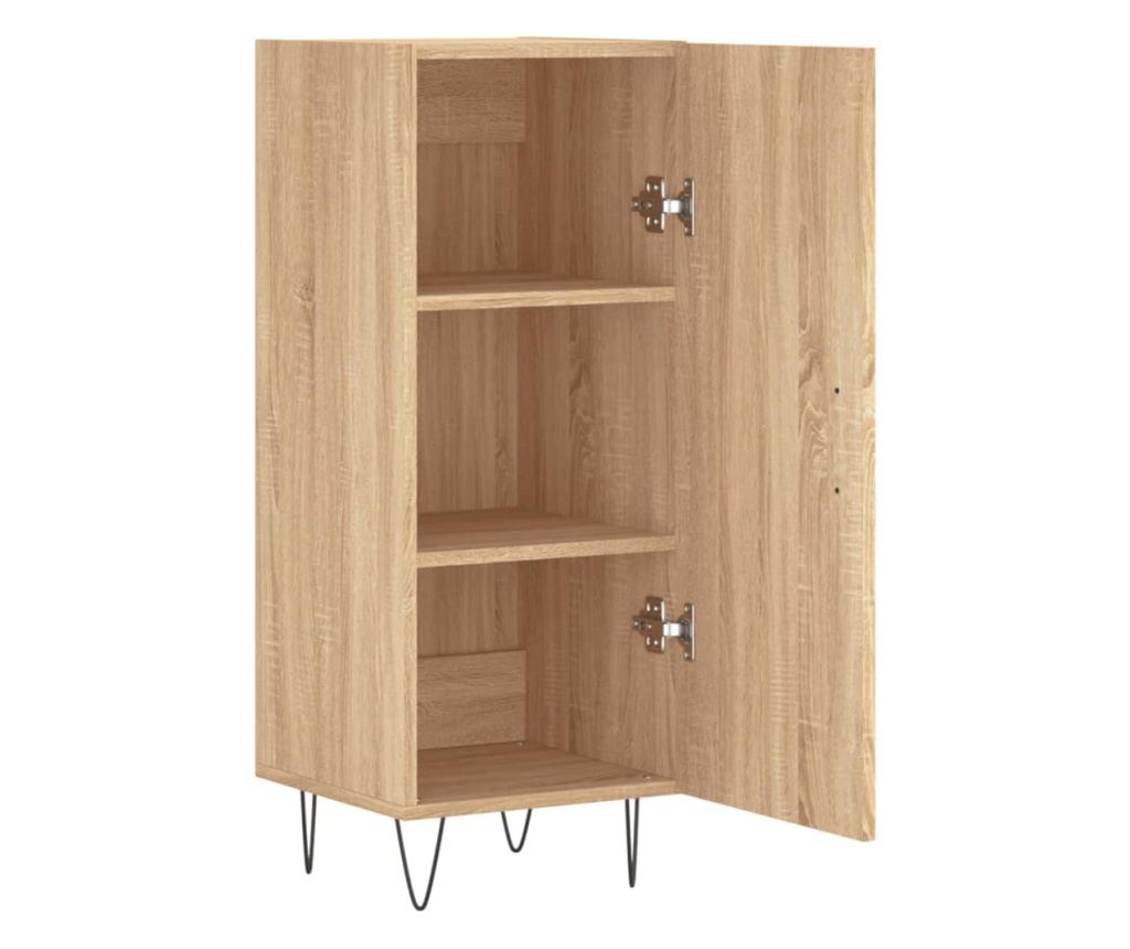 Komoda, boja hrasta Sonoma, 34,5x34x90 cm, konstruirano drvo - 6