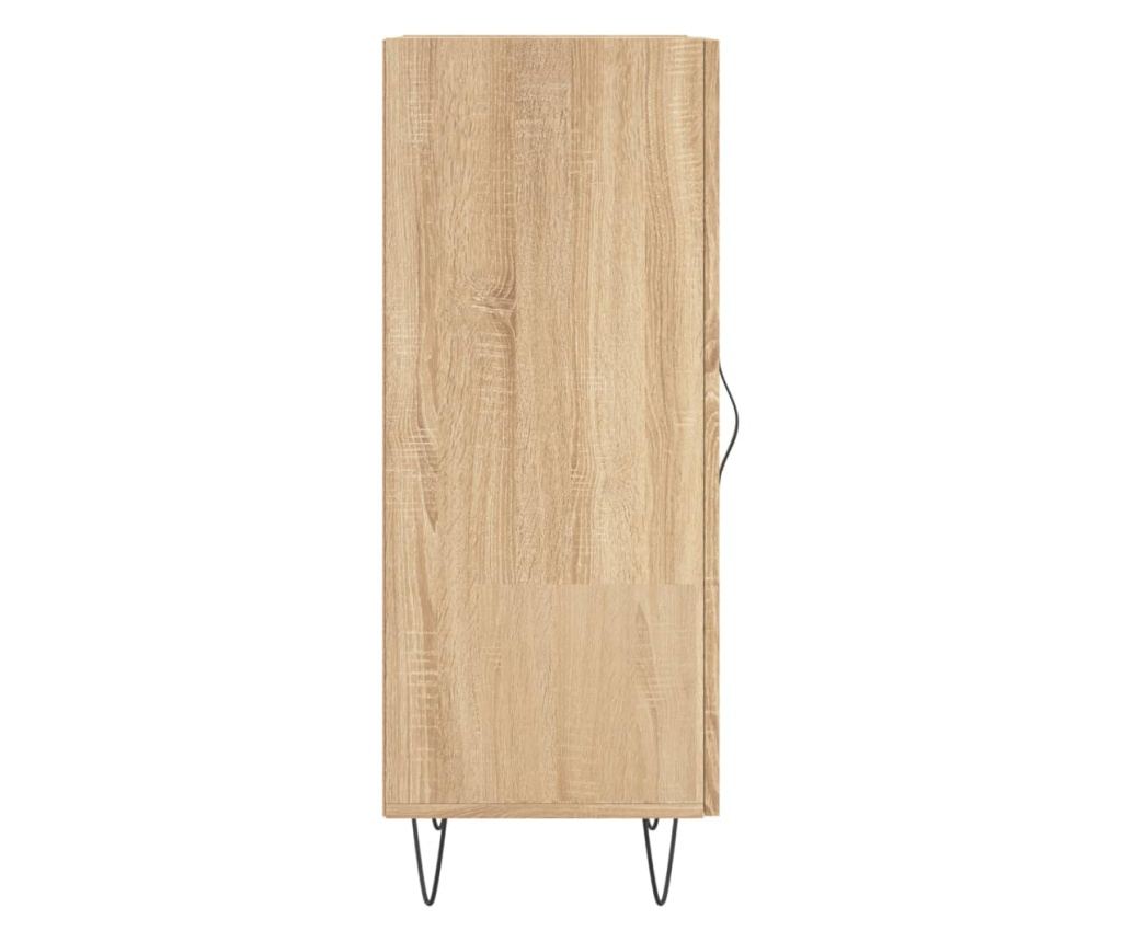 Komoda, boja hrasta Sonoma, 34,5x34x90 cm, konstruirano drvo - 7
