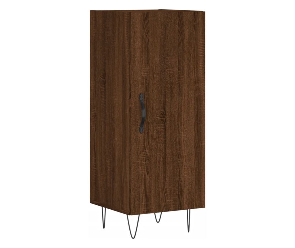 Ormarić, smeđi hrast, 34,5x34x90 cm, konstruirano drvo - 2