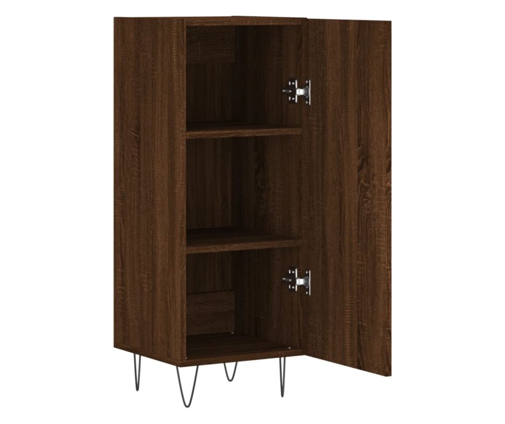 Ormarić, smeđi hrast, 34,5x34x90 cm, konstruirano drvo - 6