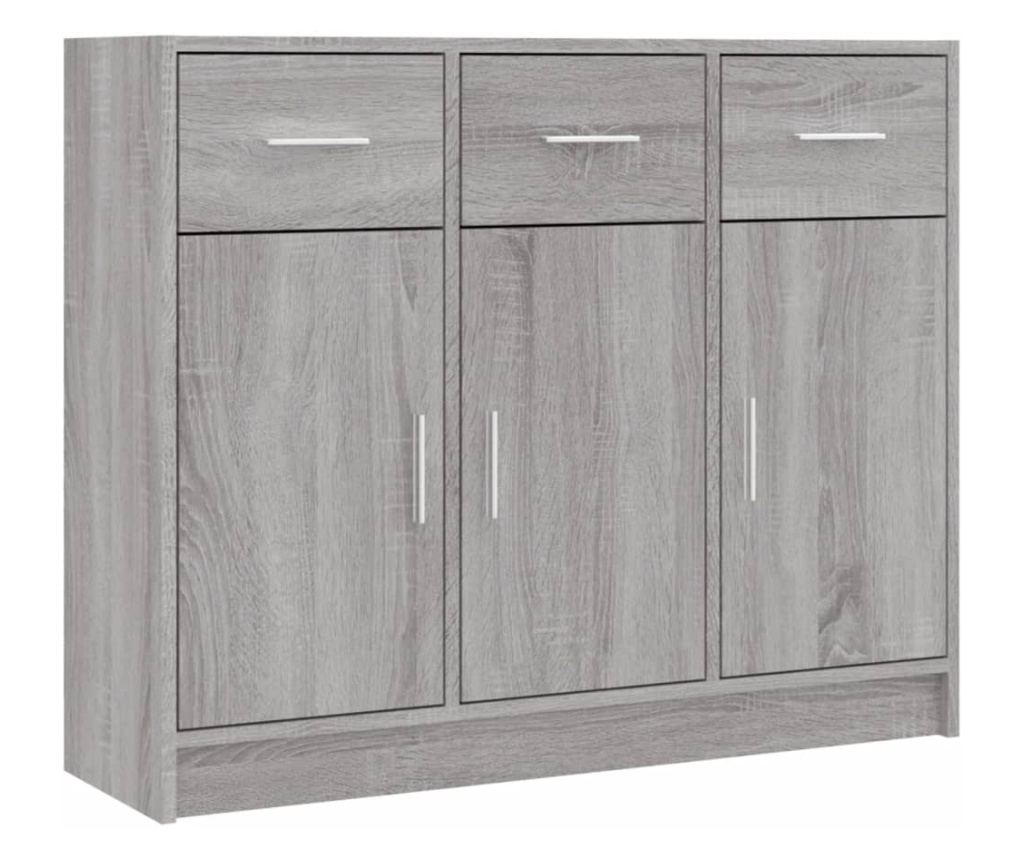 Ormarić, Sonoma siva, 91x28x75 cm, konstruirano drvo - 2