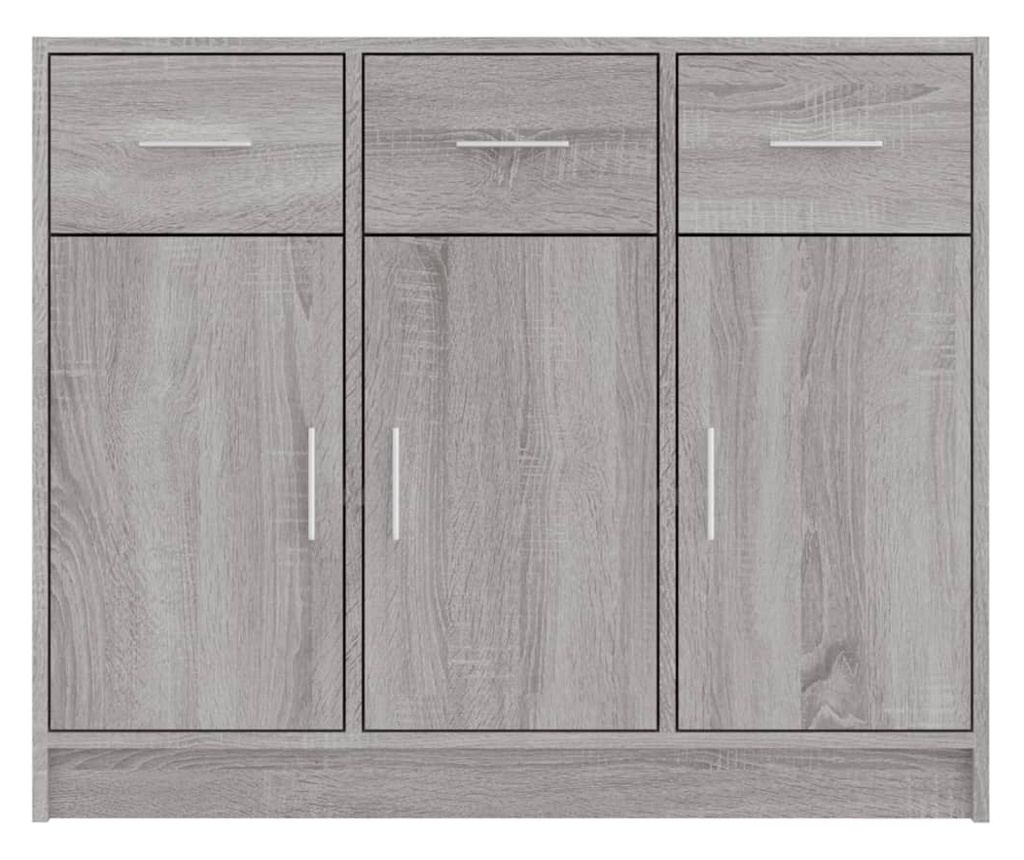 Ormarić, Sonoma siva, 91x28x75 cm, konstruirano drvo - 5