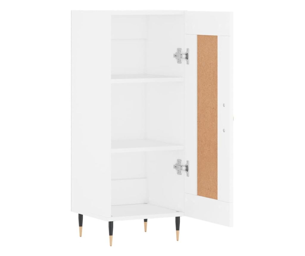 Ormarić za posluživanje, bijeli, 34,5x34x90 cm, kompozitno drvo - 6