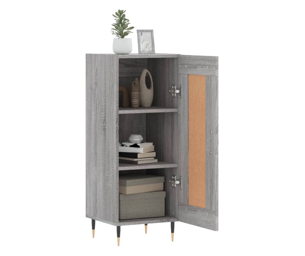 Ormarić, boja Sonoma hrasta, 34,5x34x90 cm, kompozitno drvo - 4