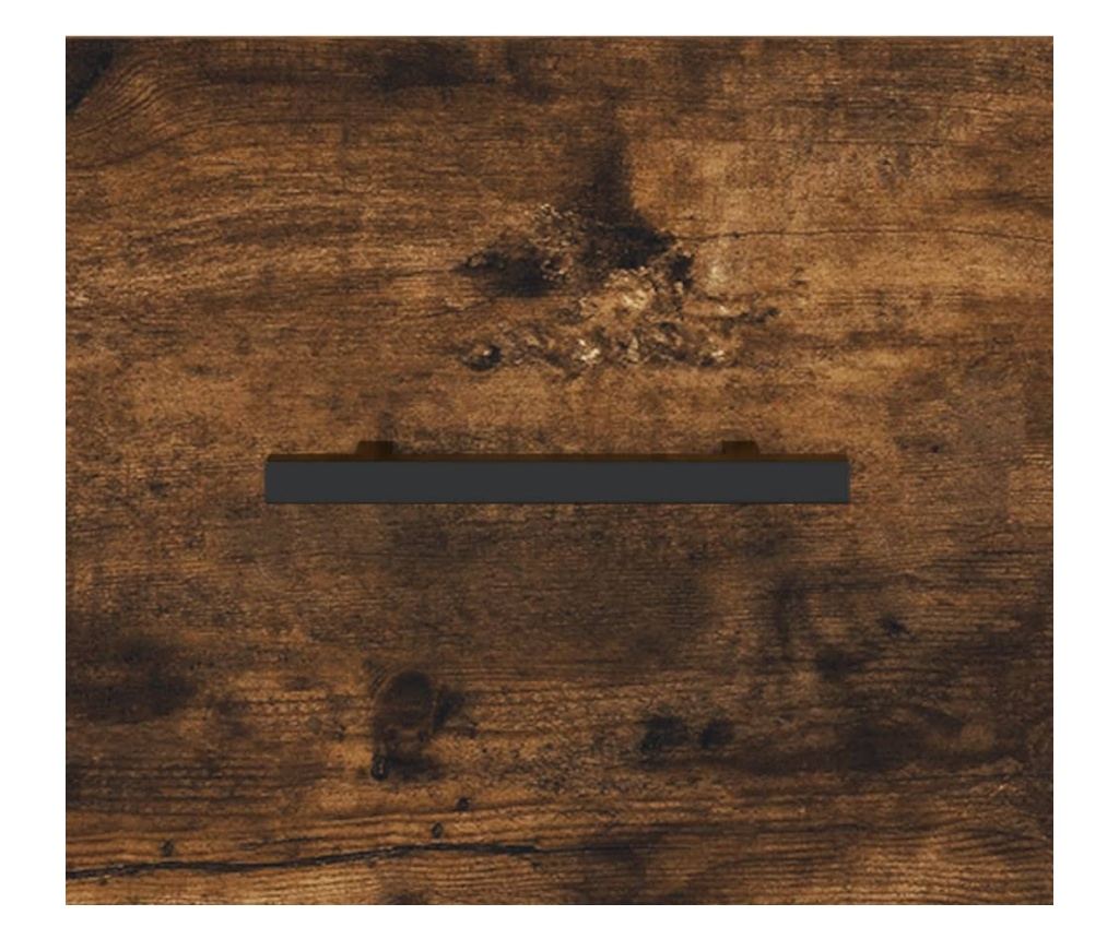 Visoki ormarić, dimljeni hrast, 69,5x34x180 cm, kompozitno drvo - 10