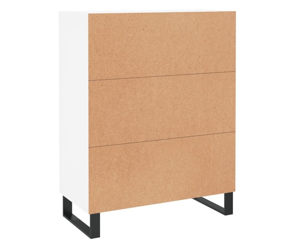 Konzola, bijela, 69,5x34x90 cm, kompozitno drvo - 8