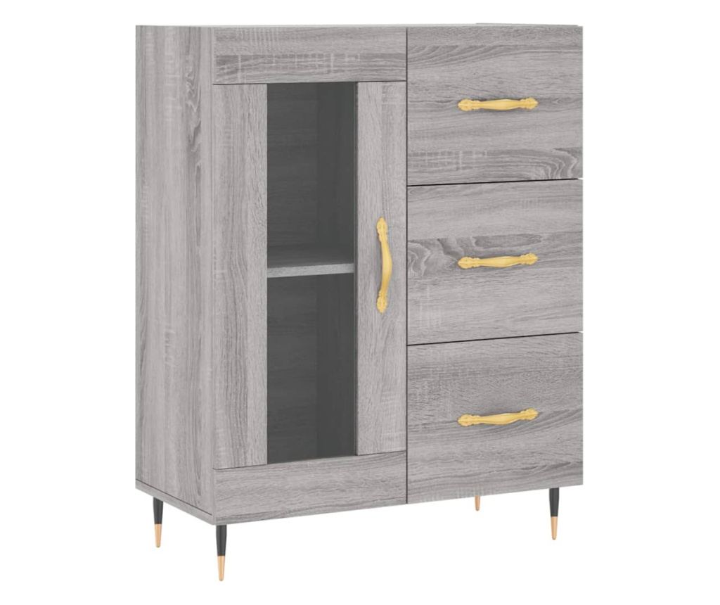 Ormarić, boja hrasta Sonoma, 69,5x34x90 cm, konstruirano drvo - 2