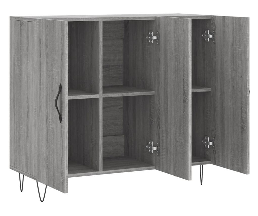 Ormarić, Sonoma siva, 90x34x80 cm, Kompozitno drvo - 5