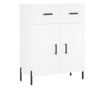 Komoda, bijela, 69,5x34x90 cm, kompozitno drvo thumbnail 2