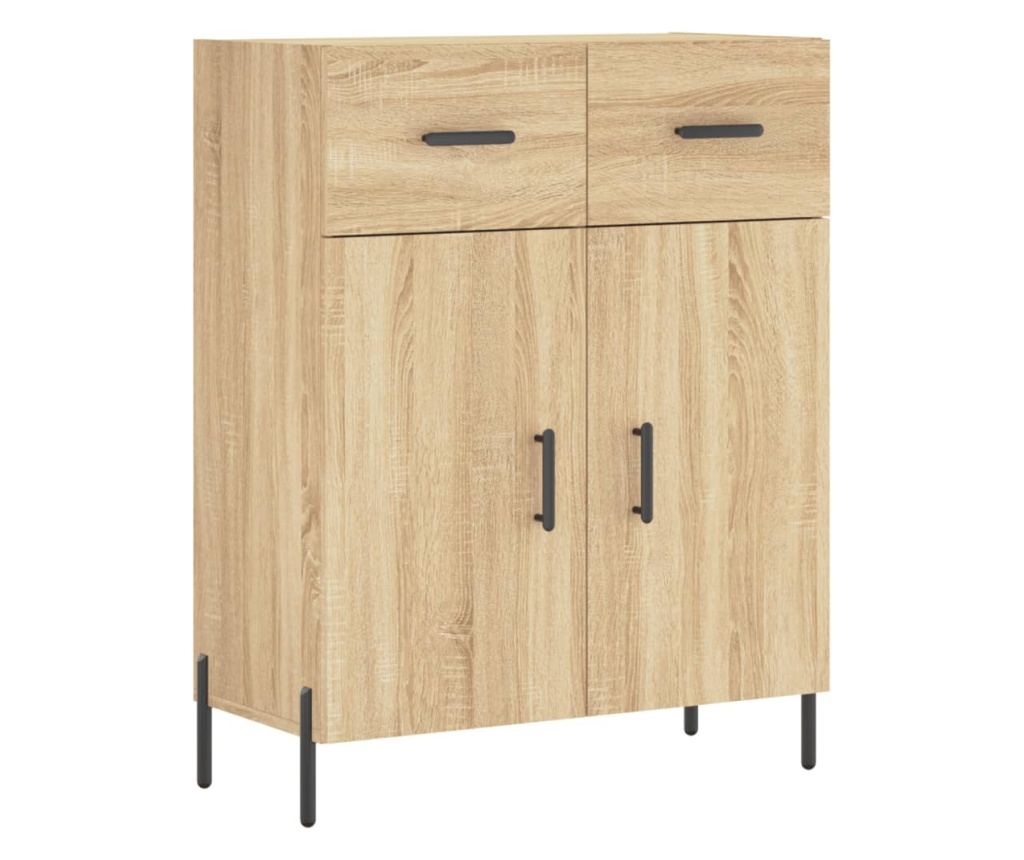 Komoda, boja hrasta sonoma, 69,5x34x90 cm, konstruirano drvo - 2