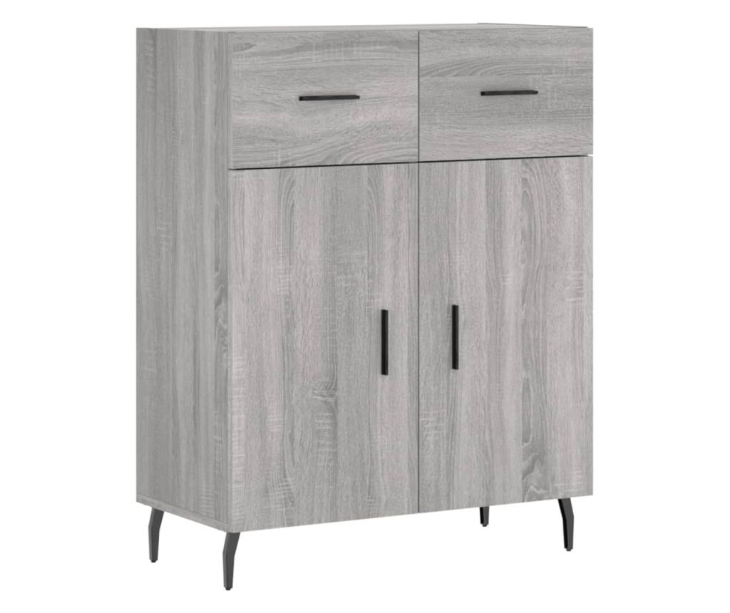 Visoki ormar, Sonoma hrast, 69,5x34x180 cm, kompozitno drvo - 7