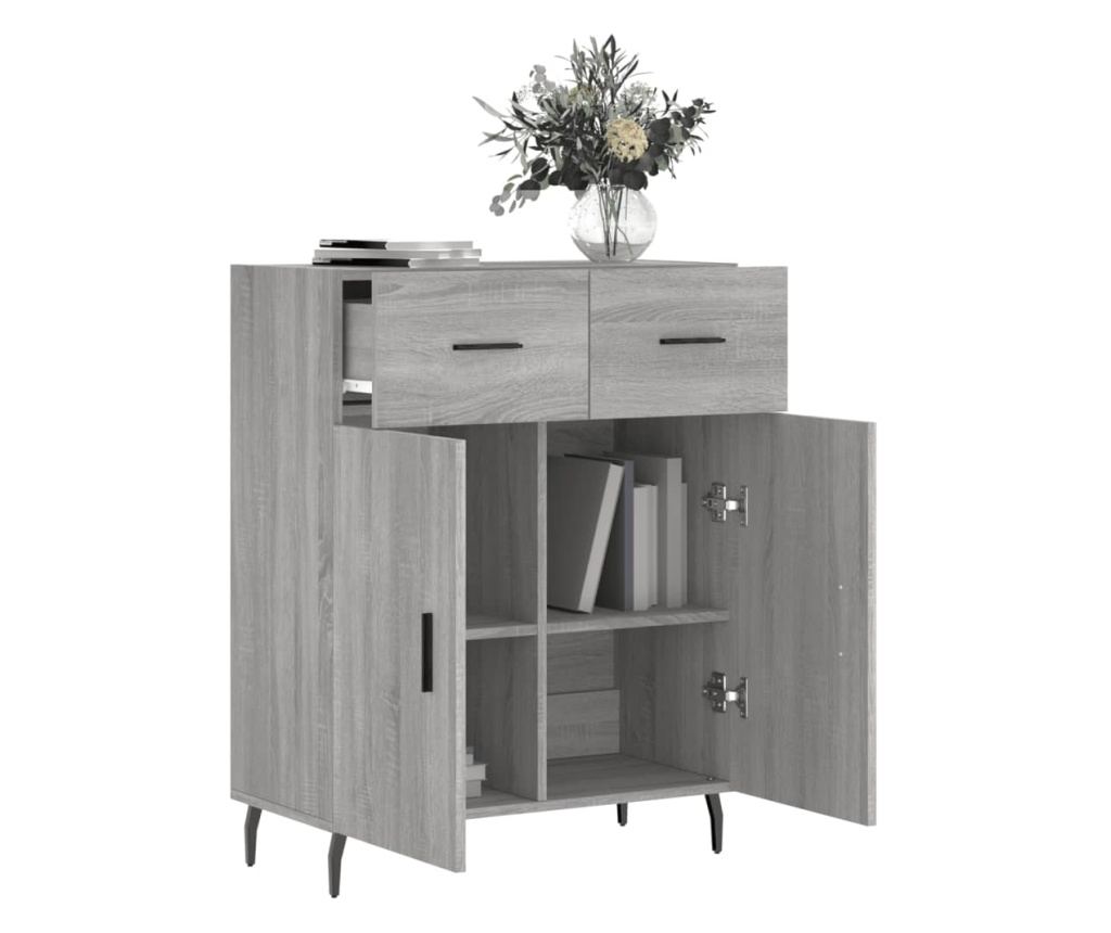 Ormarić, boja hrasta Sonoma, 69,5x34x90 cm, kompozitno drvo - 4