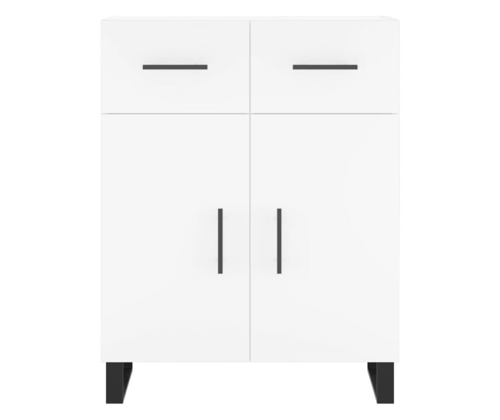 Ormarić za posluživanje, bijeli, 69,5x34x90 cm, kompozitno drvo - 6