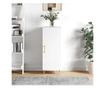 Konzola, bijela, 34,5x34x90 cm, kompozitno drvo thumbnail 1
