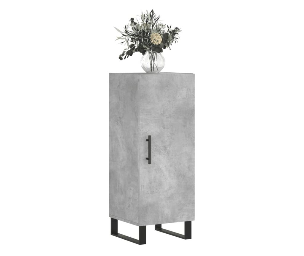 Ormarić za posuđe, betonsko siva, 34,5x34x90 cm, kompozitno drvo - 3