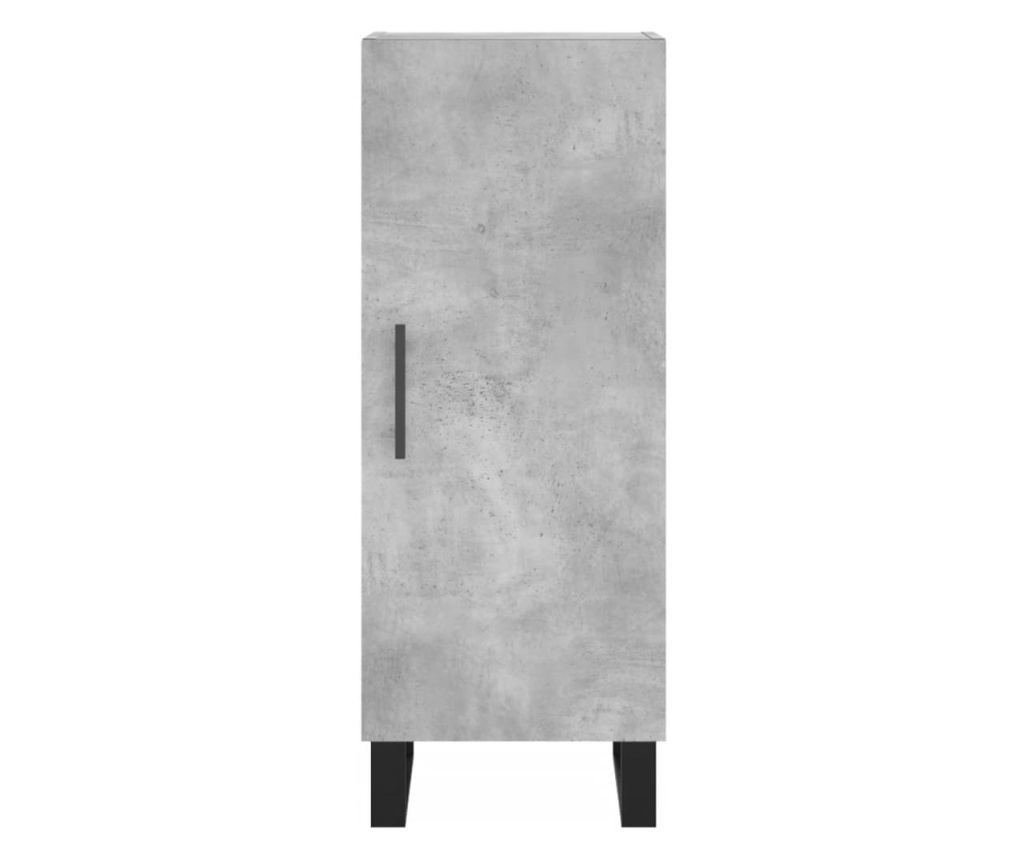 Ormarić za posuđe, betonsko siva, 34,5x34x90 cm, kompozitno drvo - 6
