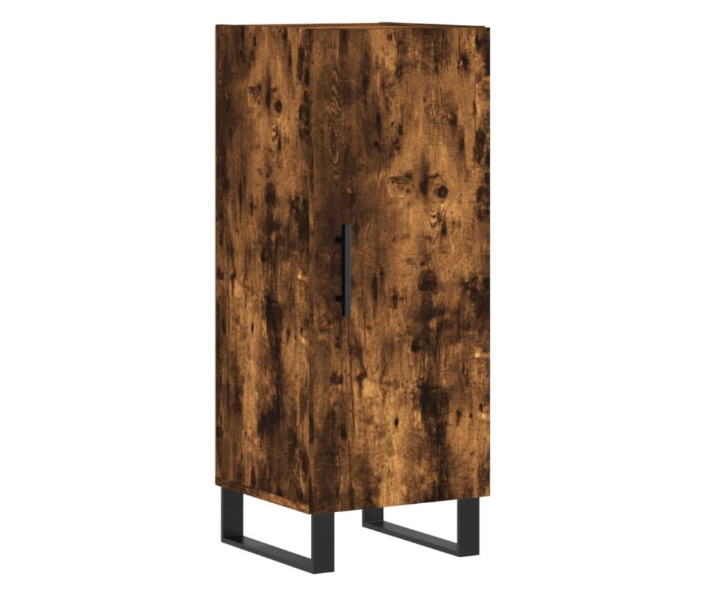 "Komoda, dimljeni hrast, 34,5x34x90 cm, kompozitno drvo" - 2