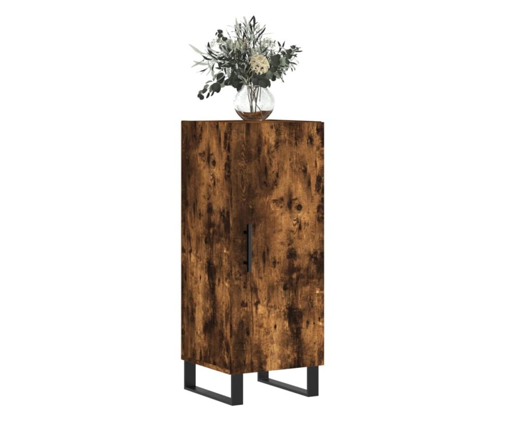 "Komoda, dimljeni hrast, 34,5x34x90 cm, kompozitno drvo" - 3