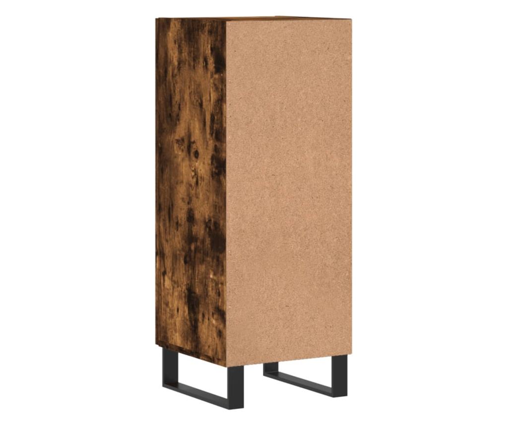 "Komoda, dimljeni hrast, 34,5x34x90 cm, kompozitno drvo" - 8