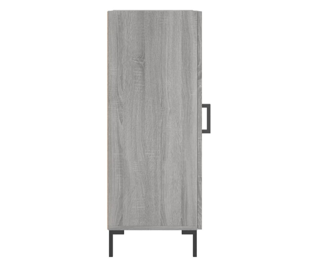 Komoda, siva sonoma, 34,5x34x90 cm, kompozitno drvo - 7