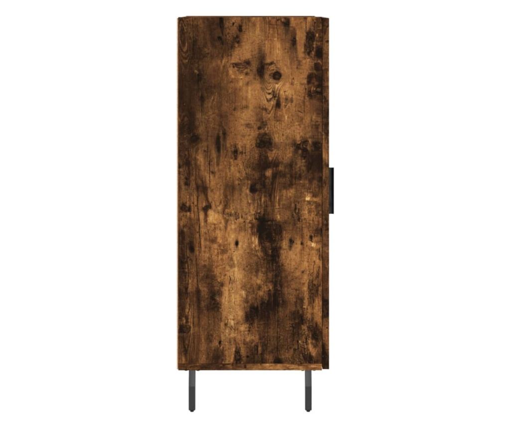 Konzola, dimljeni hrast, 34,5x34x90 cm, kompozitno drvo - 7