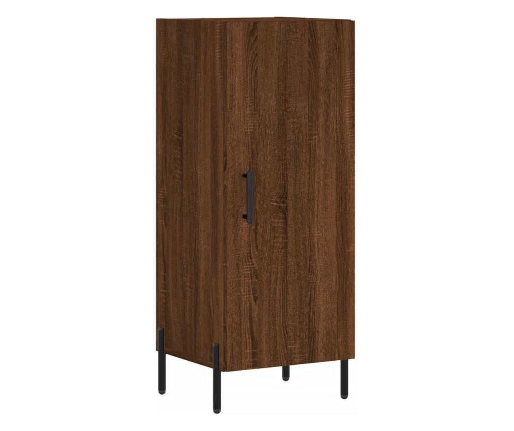 Visoka ormar, smeđi hrast, 34,5x34x180 cm, obrađeno drvo - 7