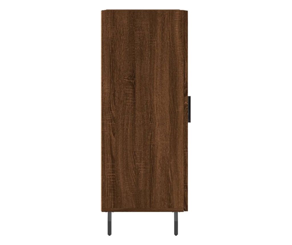 Ormarić, smeđi hrast, 34,5x34x90 cm, konstruirano drvo - 7