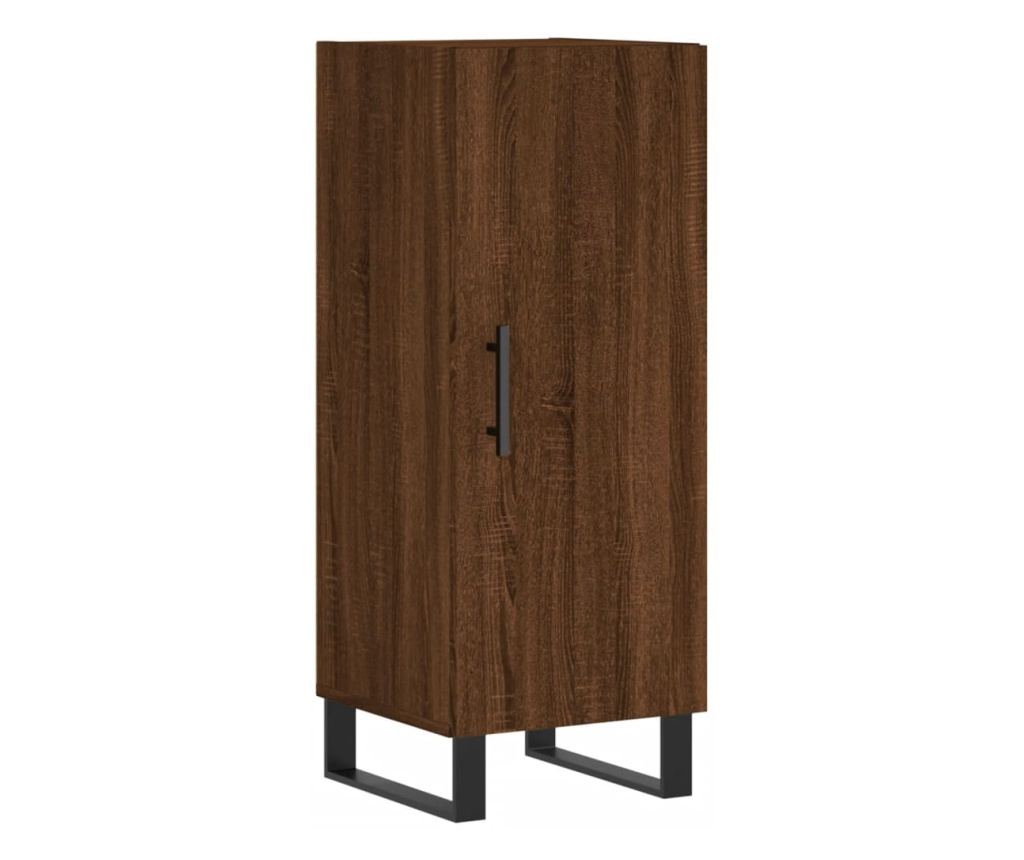 Ormarić, smeđi hrast, 34,5x34x90 cm, Konstruirano drvo - 2