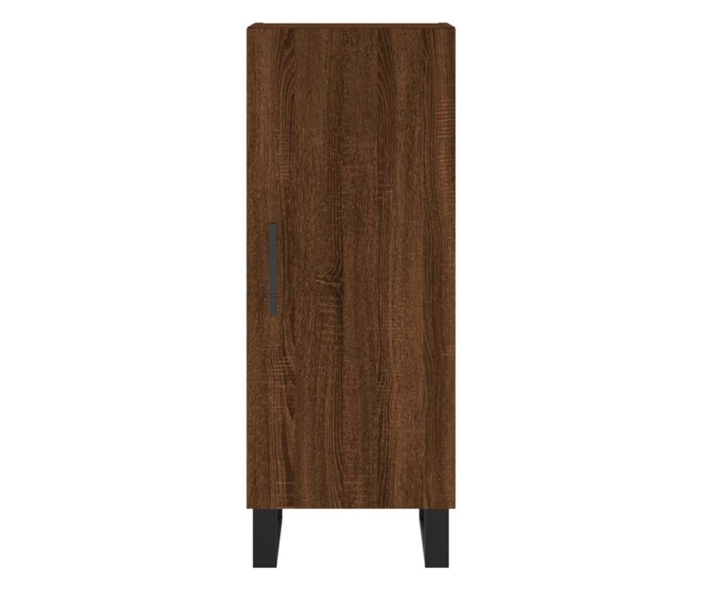 Ormarić, smeđi hrast, 34,5x34x90 cm, Konstruirano drvo - 6