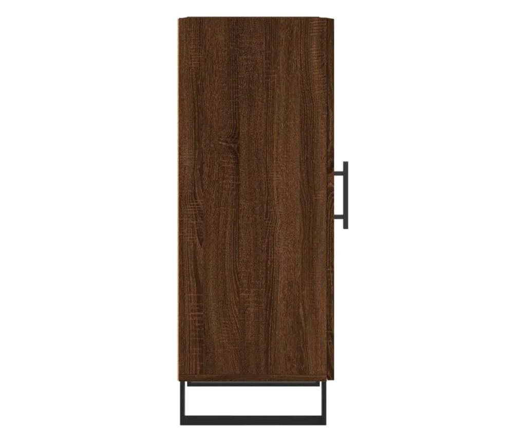 Ormarić, smeđi hrast, 34,5x34x90 cm, Konstruirano drvo - 7