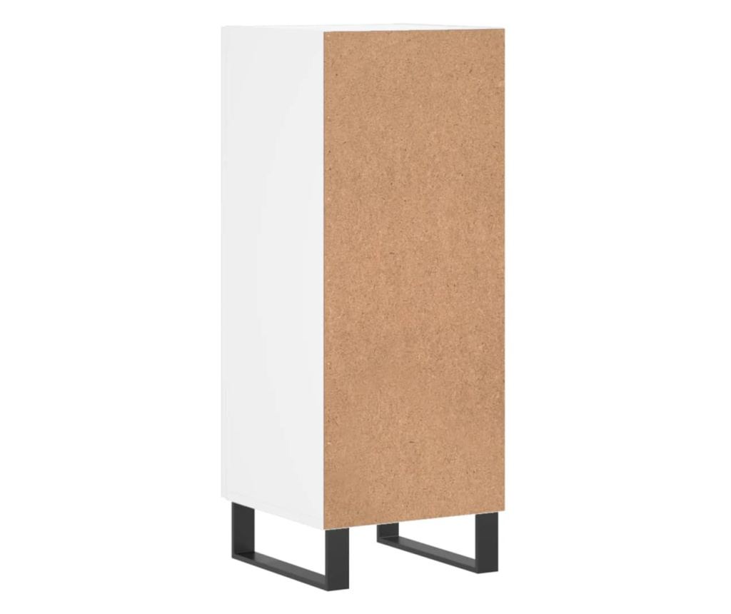 Ormarić za posluživanje, bijeli, 34,5x34x90 cm, kompozitno drvo - 8