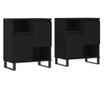 Setovi, 2 komada, crna, obrađeno drvo thumbnail 2