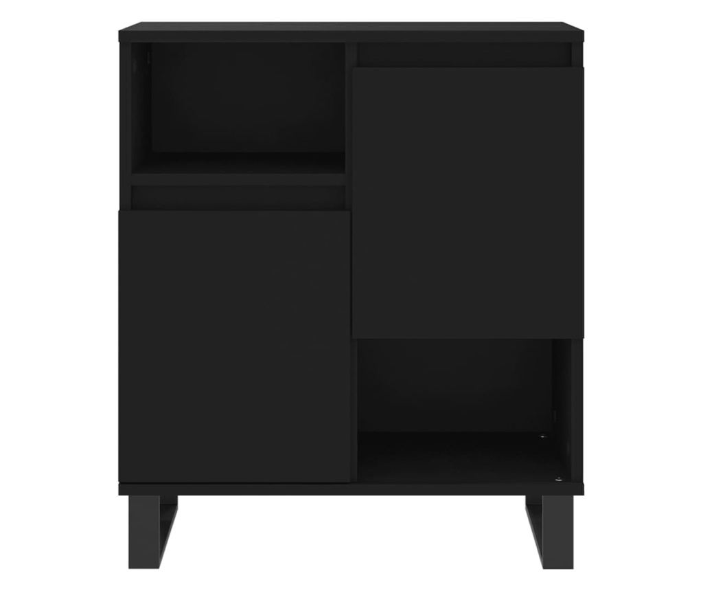 Setovi, 2 komada, crna, obrađeno drvo - 6