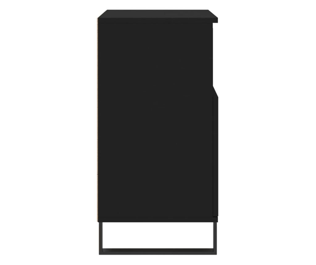 Setovi, 2 komada, crna, obrađeno drvo - 7